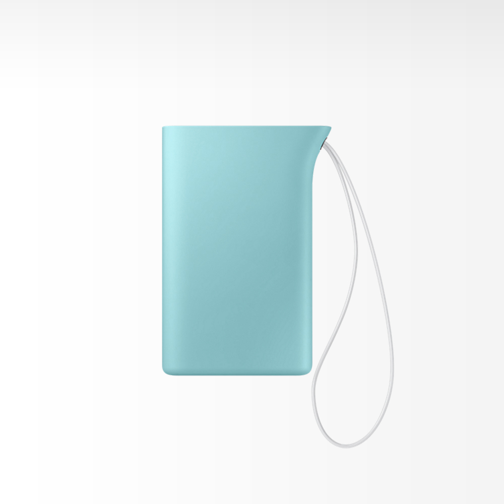 Elegant and fresh. A most attractive mobile power supply.