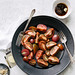 tomato with (thick) soy sauce, sugar and grated ginger